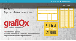 Desktop Screenshot of grafiqx.com.br