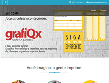 Tablet Screenshot of grafiqx.com.br